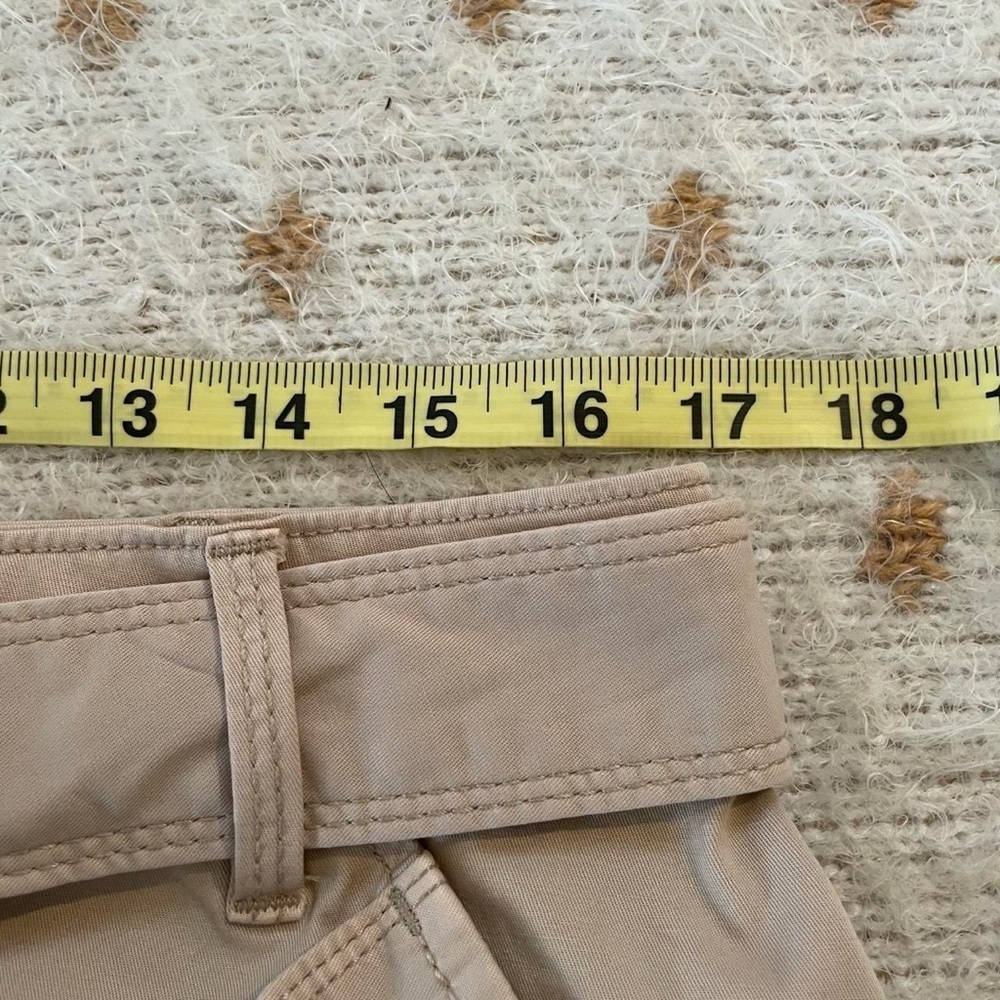 White House Black Market Tan A-line Mini Skirt - Picture 7 of 7